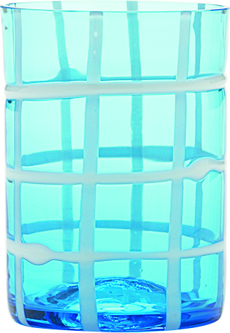 Twiddle Wasserglas 350 ml aquamarin