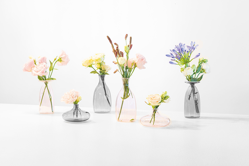 Un Fiore Βάζο, 6 cm, κίτρινο