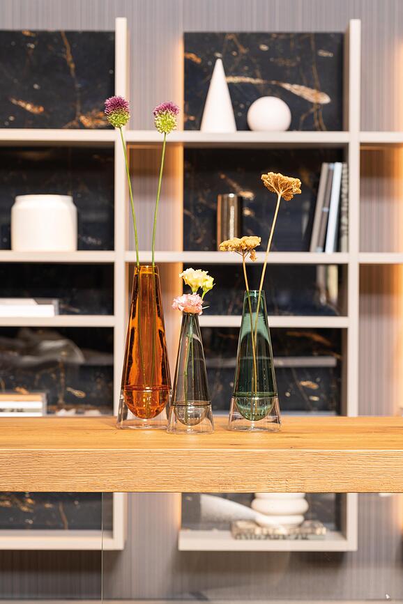 Vase Conosfera 25 cm, vert