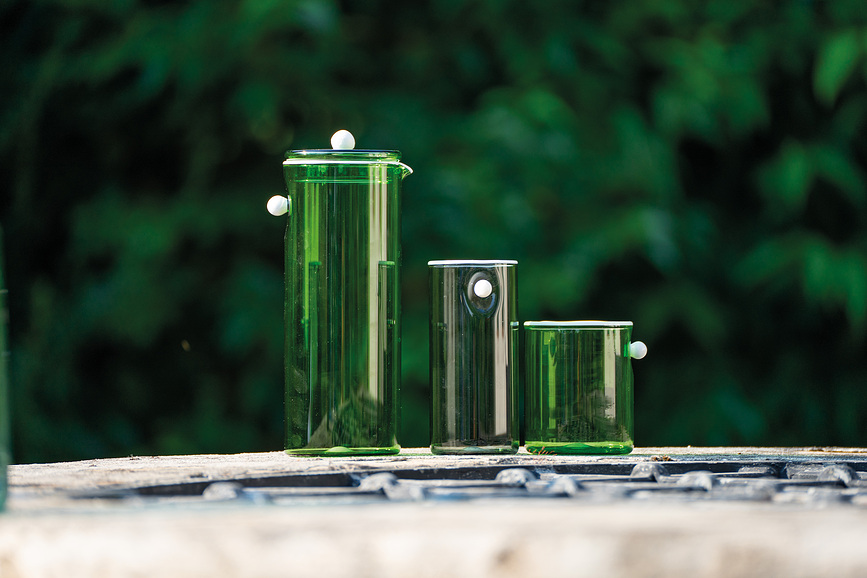 Vaso alto Oyster, 300 ml, verde