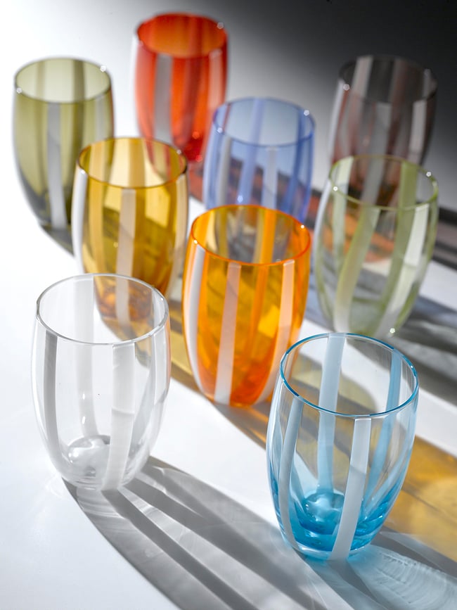 Vaso Gessato 320 ml, aguamarina