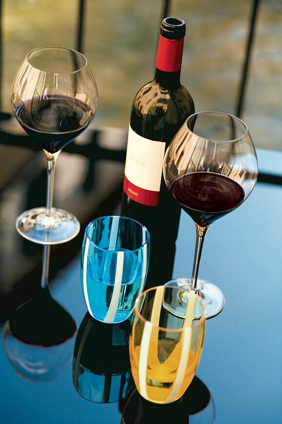 Vaso Gessato 320 ml, aguamarina