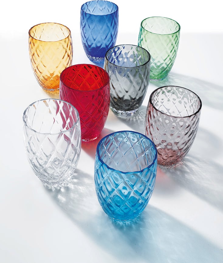 Vaso Losanghe 380 ml, azul