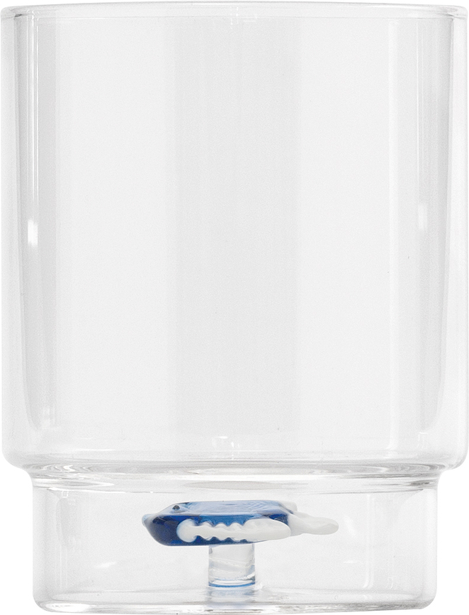 Vaso Teca Mare, 350 ml, con diseño de pez