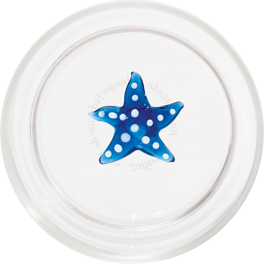 Vaso Teca Mare, 350 ml, diseño de estrella de mar