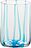Vaso Tirache a rayas, 350 ml, azul claro