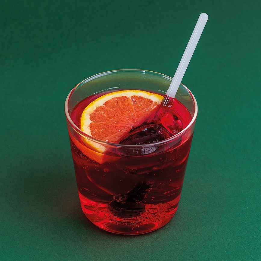 Vasos para Aperol Spritzometro, 385 ml, con agitador, Set de 3 piezas