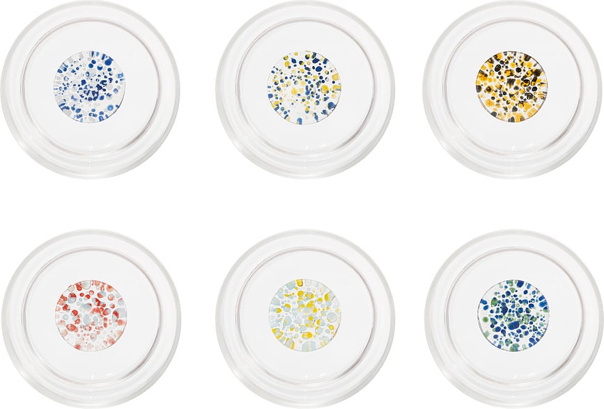 Vasos Teca Terrazzo, 350 ml, 6 unidades