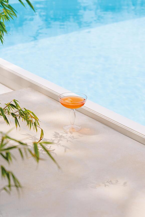 Verre à cocktail Dorici 280 ml, bleu
