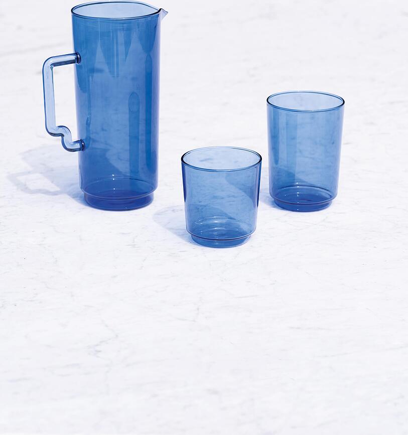 Verre Zigup 350 ml, bleu