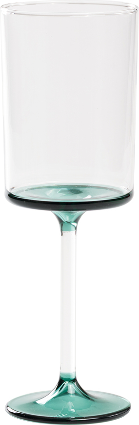 Vīna glāze Discobolo 310 ml, zaļa