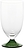 Waterglas Maestro 420 ml groen