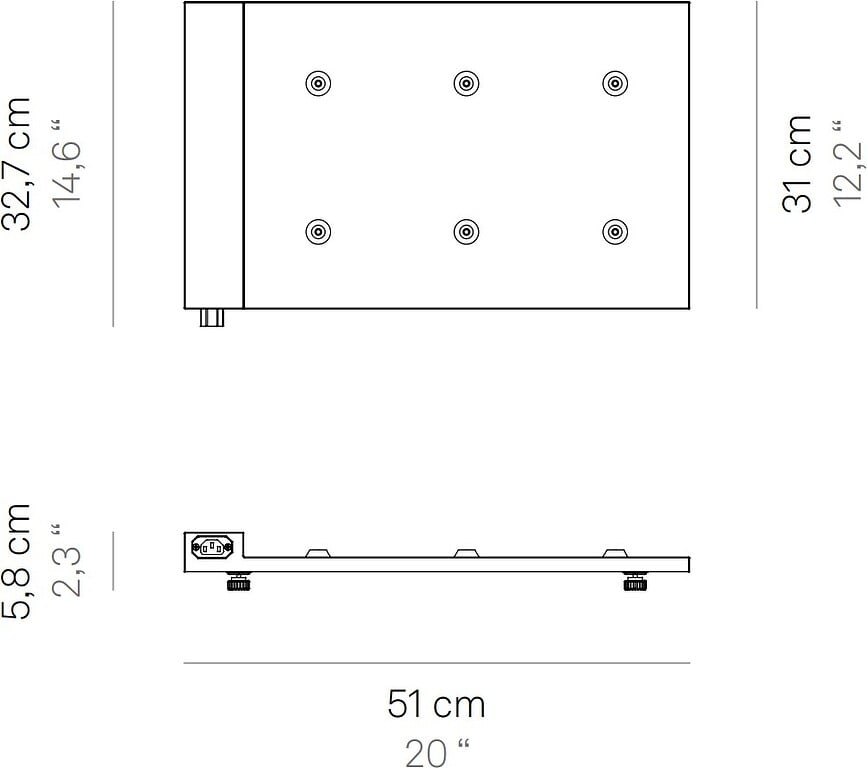 Zafferano Stanica za Punjenje za 6 bežičnih svjetiljki 5V