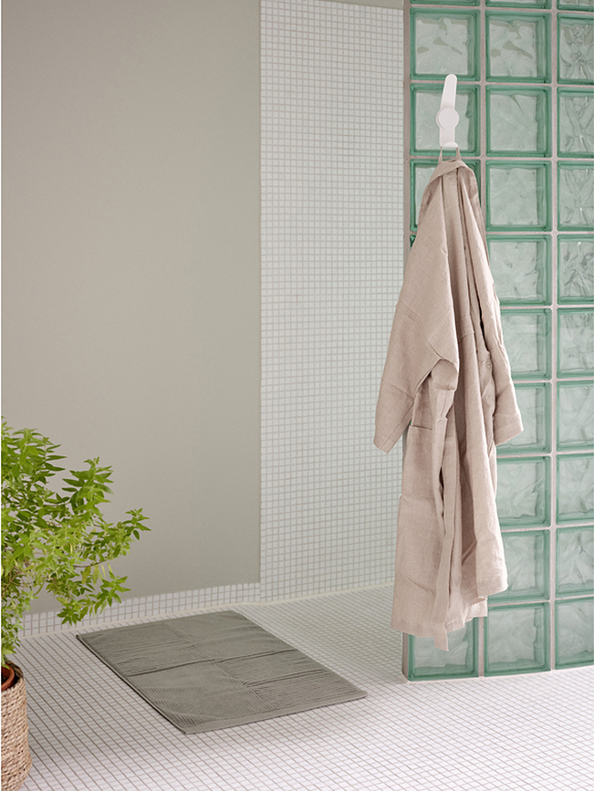 Alfombra de Baño Classic 80 x 50 cm, gris