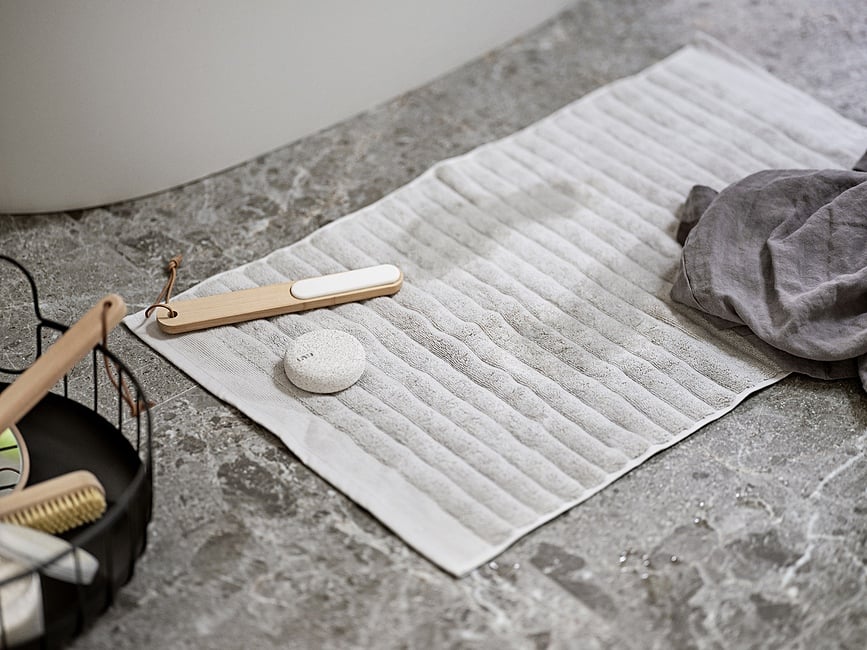 Alfombra de Baño Inu, 50 x 80 cm, color arena