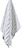 Asciugamano Inu 50 x 70 cm bianco