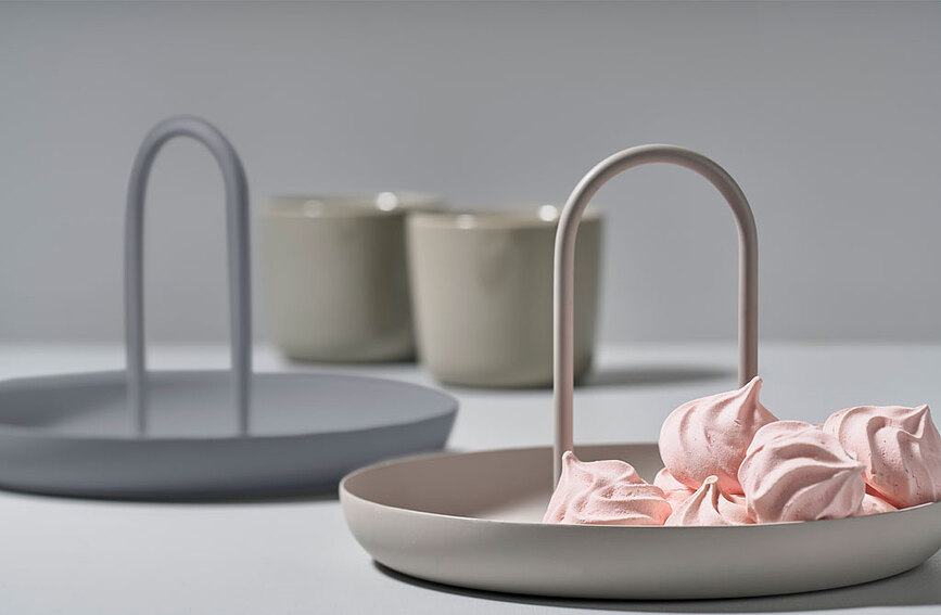 Bandeja de servicio Singles, negra