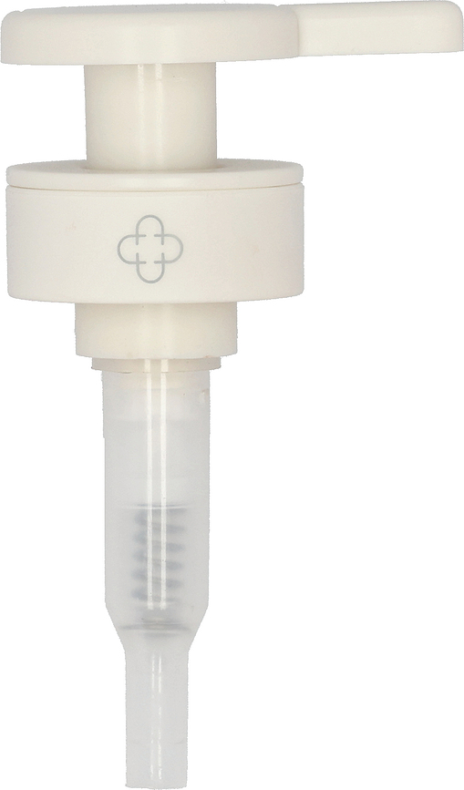 Bomba dosificadora Inu, para dispensador de jabón, color crema