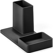 Cement Schreibtisch-Organizer schwarz
