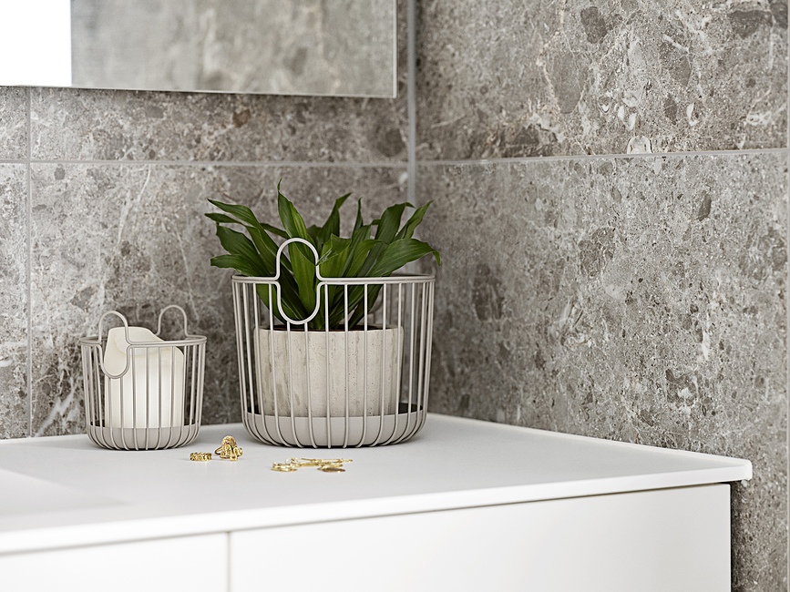 Cesto de Almacenamiento Inu, 20 x 20 cm, negro