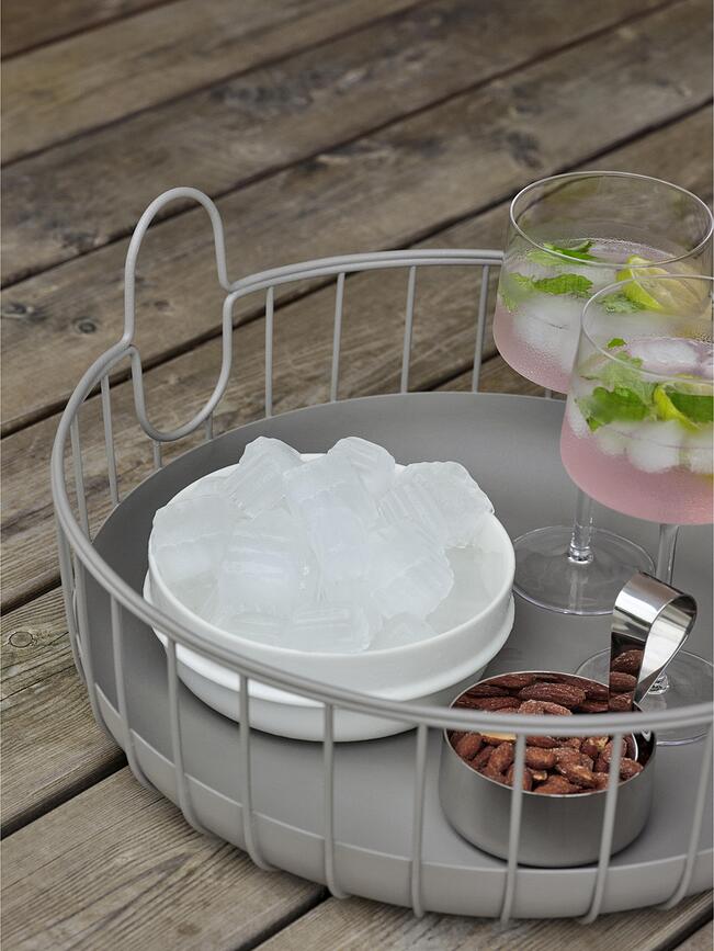 Cesta de almacenamiento Inu, color topo