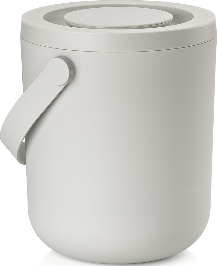 Circular Koš za smeti, 3 l, svetlo siv