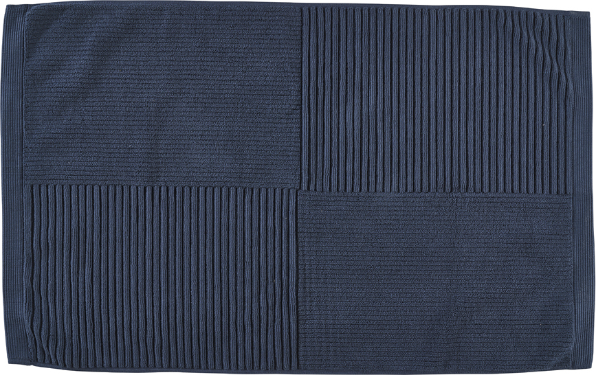 Classic Badezimmer-Teppich 80 x 50 cm dunkelblau