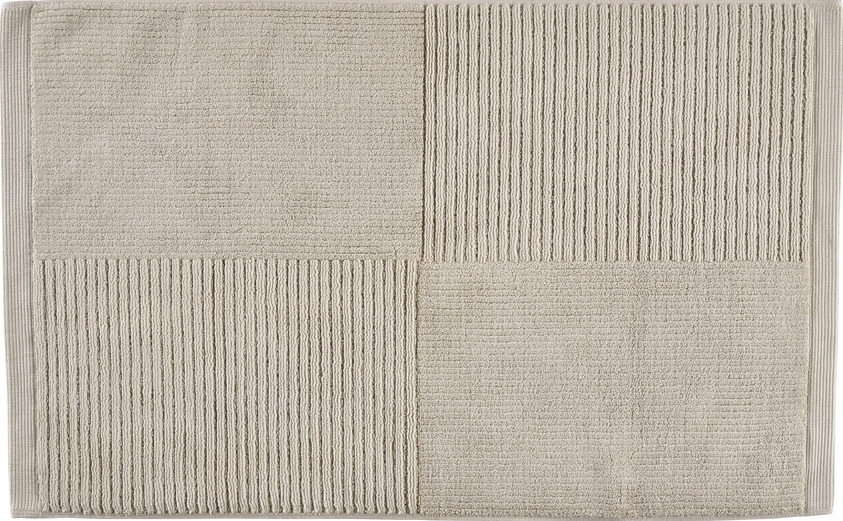 Classic Badezimmer-Teppich 80 x 50 cm sandfarbig