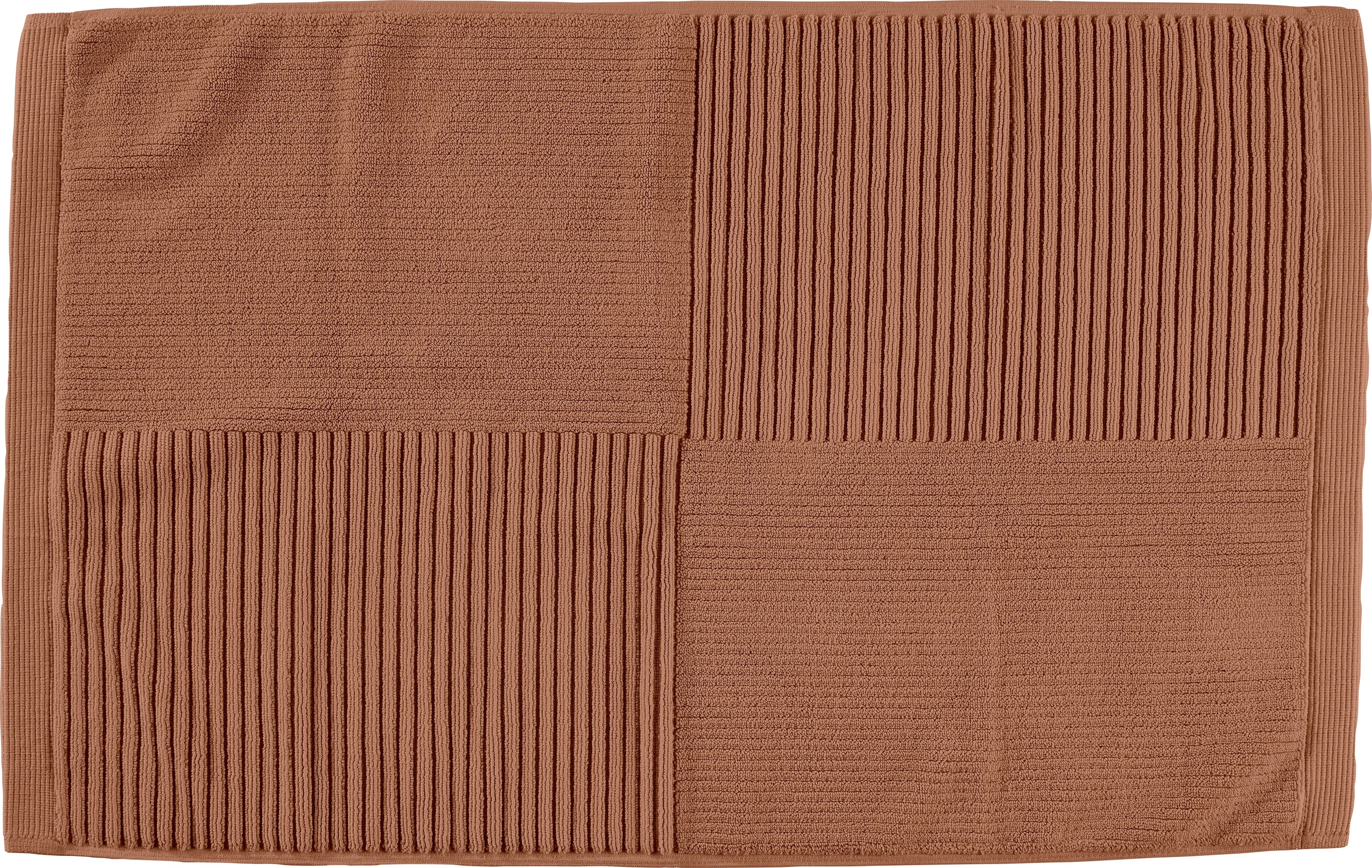Classic Badezimmer-Teppich 80 x 50 cm Terrakotta