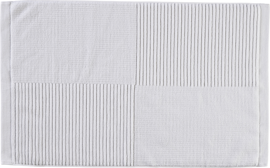 Classic Badezimmer-Teppich 80 x 50 cm weiß