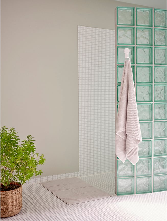 Classic Kupaonski Tepih 80 x 50 cm sivi