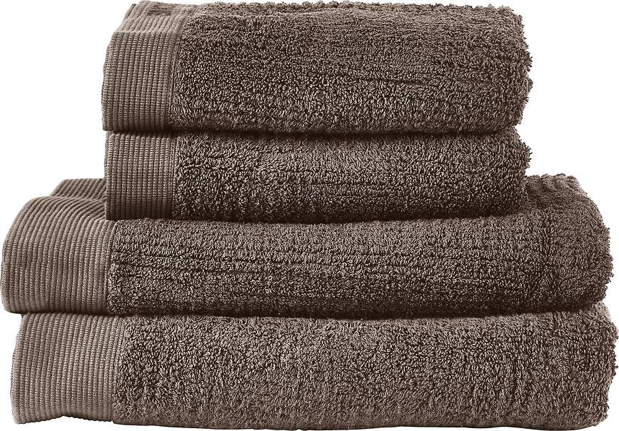 Classic Serviette de Bain grande, taupe, Lot de 4