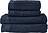 Classic Serviettes de Bain grandes, bleu marine, Lot de 4