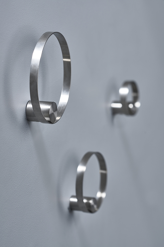 Gancho Hooked On Rings, 10 cm, plateado