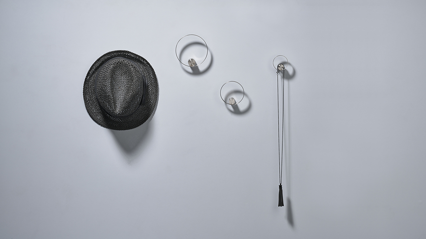 Gancho Hooked On Rings, 10 cm, plateado