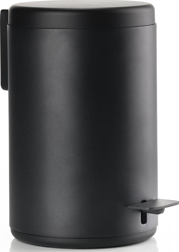 Cubo de Basura con Pedal Rim, gris oscuro, 30 L