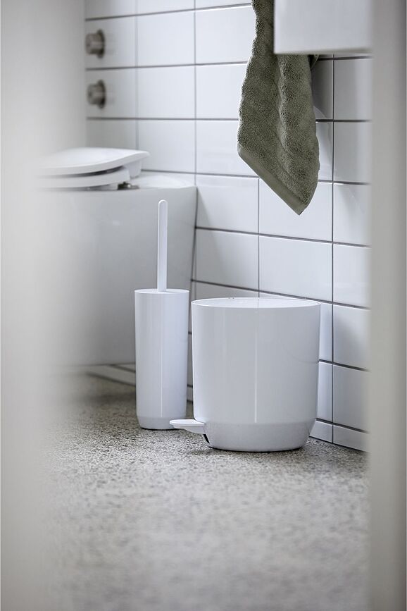 Cubo de basura Suii, blanco