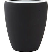 Dantų šepetėlių puodelis Soft juodos spalvos
