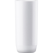 Dantų šepetėlių puodelis Suii baltos spalvos 14 cm