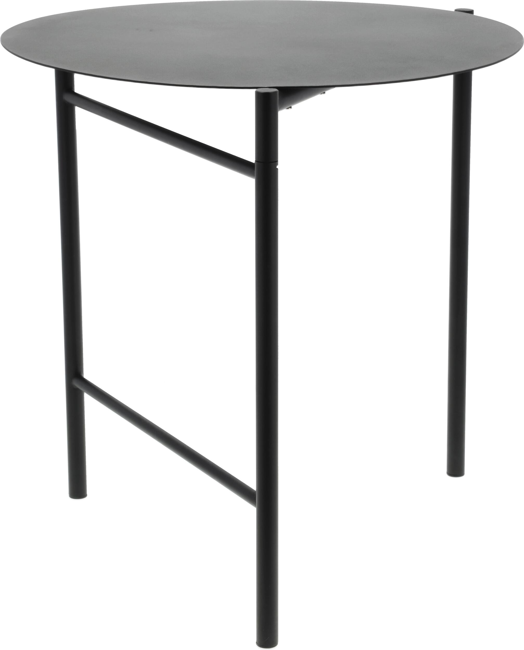 Disc Gartentisch schwarz zusammenklappbar