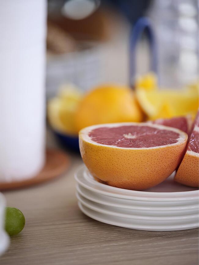 Eau Assiette à Apéritif 12 cm, en porcelaine, blanc