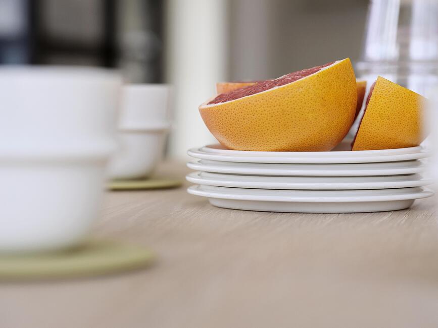 Eau Assiette à Apéritif 12 cm, en porcelaine, blanc