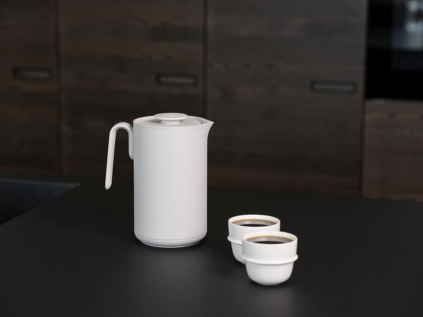 Eau Skodelica, 320 ml, porcelanasto bela