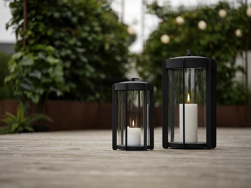 Firefly Lampion 35 cm crni