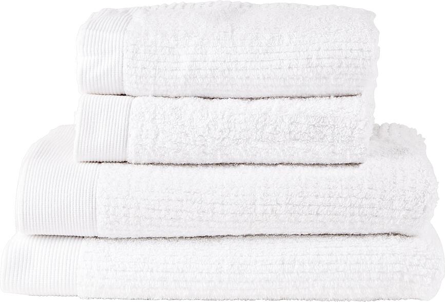 Handdoeken Classic grote wit 4 st.