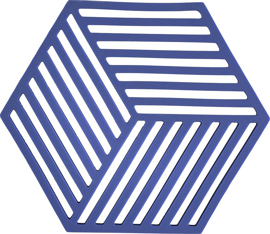 Hexagon Podmetač za vruće posuđe indigo