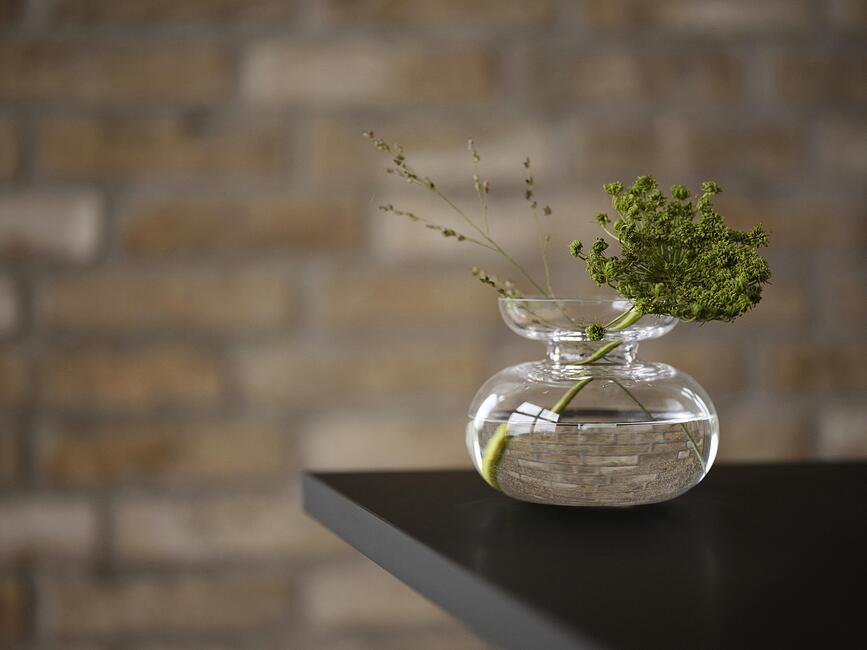 Inu Βάζο, 9 εκ., καπνιστό γκρι