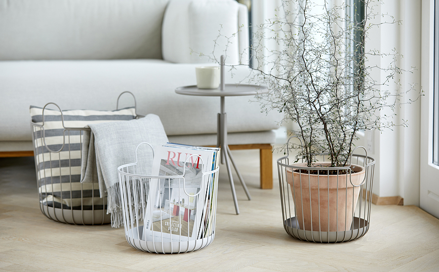 Inu Koš za perilo, 40,5 x 41 cm, črn