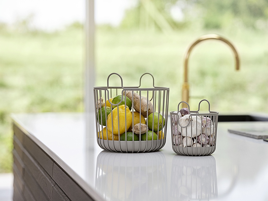 Inu Panier de Rangement 10,5 x 13,5 cm, noir