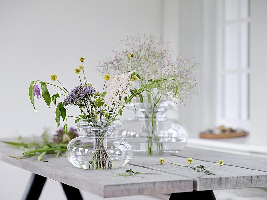 Jarrón Inu 25 cm, transparente